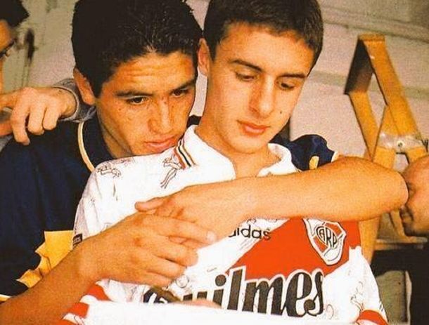 La despedida de Aimar a Riquelme: Nos complementàbamos muy bien