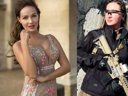 Anastasiia Lenna, Miss Grand Ucrania 2015, se unió al ejército