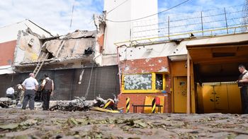 Así quedó el edificio que volaron para robar multimillonario botín Así quedó el edificio que volaron para robar multimillonario botín