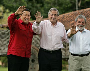 Con Chávez