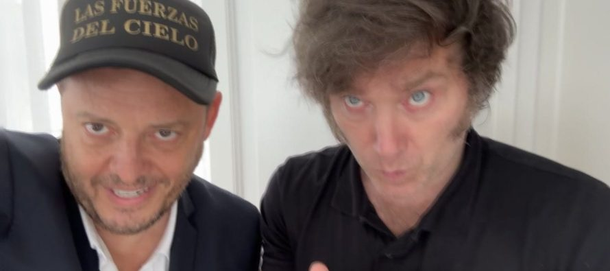 Demián Reidel es un hombre muy cercano a Javier Milei Demián Reidel es un hombre muy cercano a Javier Milei