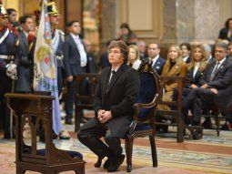 Javier Milei en el Tedeum Javier Milei en el Tedeum