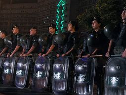 Con una fuerte movilización policial, trasladaron a Martín Lanatta a Ezeiza