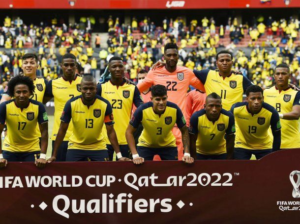 La lista de 26 de Ecuador para el Mundial de Qatar 2022