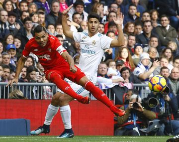 El argentino no la pasó bien en el Bernabeu