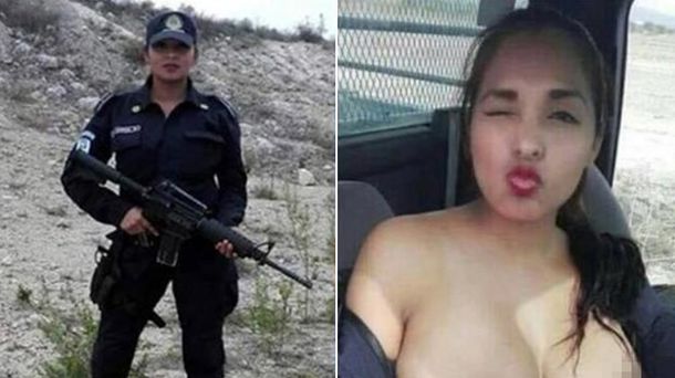 Polémica: Una mujer policía posó desnuda en un patrullero