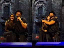 Ricardo Arjona junto a Momi Giardina. Ricardo Arjona junto a Momi Giardina.