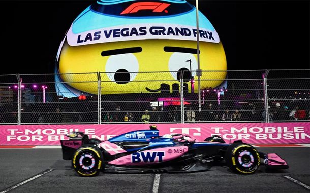 El Alpinte de Franco Colapinto en Las Vegas. El Alpinte de Franco Colapinto en Las Vegas.