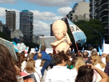 Marcha contra el aborto - Crédito:&nbsp;@mercedesninci1