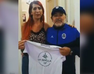 Maradona apoyó el autocultivo de marihuana medicinal para que nuestros hijos vivan mejor