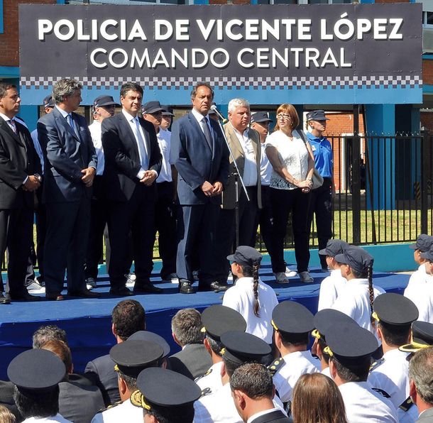 Scioli se mostró junto a Jorge Macri en un acto celebrado en Vicente López
