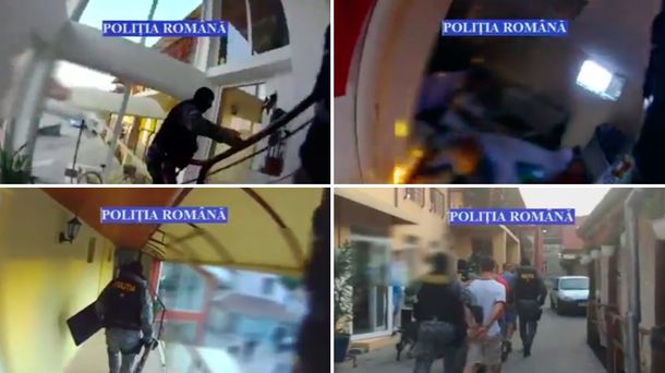 Espectacular detención en Rumania