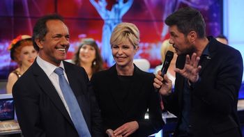 daniel scioli, en showmatch junto a karina rabolini daniel scioli, en showmatch junto a karina rabolini