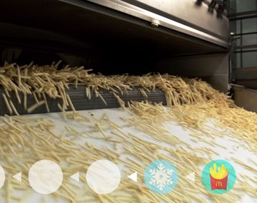 Mirá cómo se hacen las papas de McDonalds