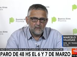 Marcelo Villegas, Ministro de Trabajo de la provincia de Buenos Aires