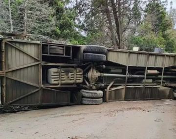Vuelco en una ruta dejó cinco heridos: a uno le tuvieron que amputar una pierna