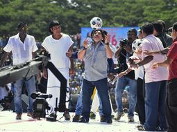 el mal momento de diego maradona en la india el mal momento de diego maradona en la india