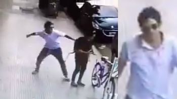 buscan a un hombre que golpeo a una mujer en una calle de palermo buscan a un hombre que golpeo a una mujer en una calle de palermo