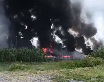 Gerli: se incendiaron seis vagones en desuso del tren Roca