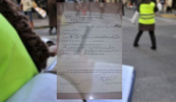 La multa con graves errores ortográficos que se volvió viral en las redes sociales