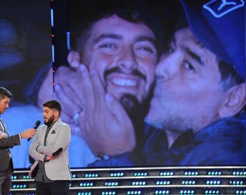 Mirá la emoción de Diego Junior describiendo su encuentro con Maradona