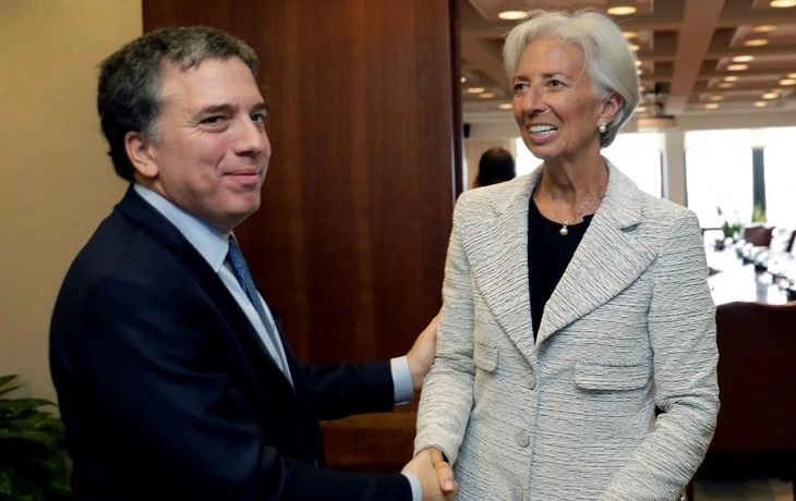 Nicolás Dujovne y Christine Lagarde