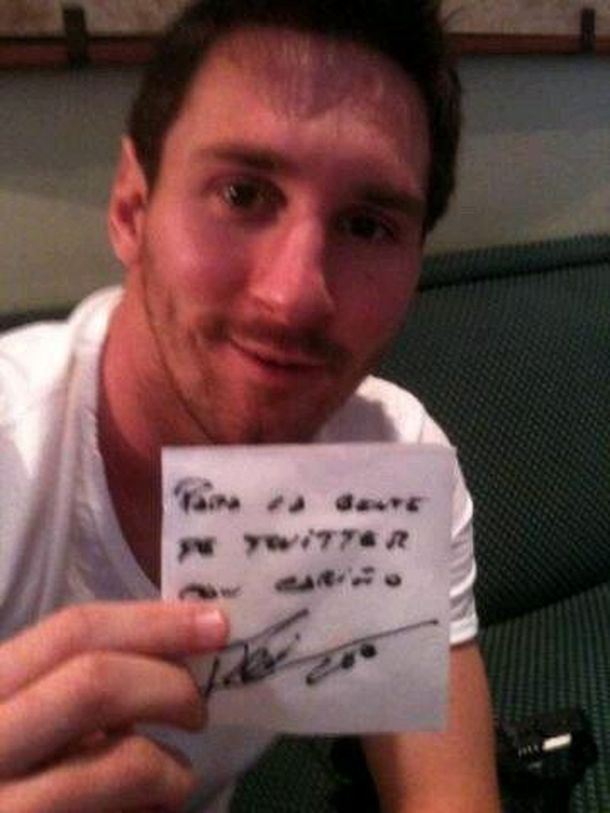 La foto trucha de Messi que enfureció a Perú