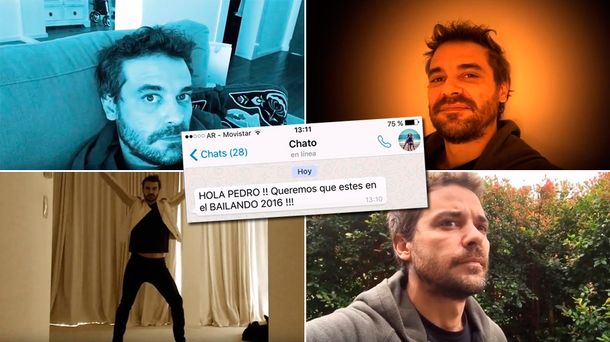 Video: así confirmó Pedro Alfonso su participación en el Bailando 2016