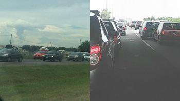 Caos de tránsito en la Ruta 2 Caos de tránsito en la Ruta 2