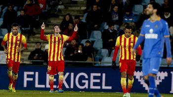 video: los goles de messi ante el getafe video: los goles de messi ante el getafe