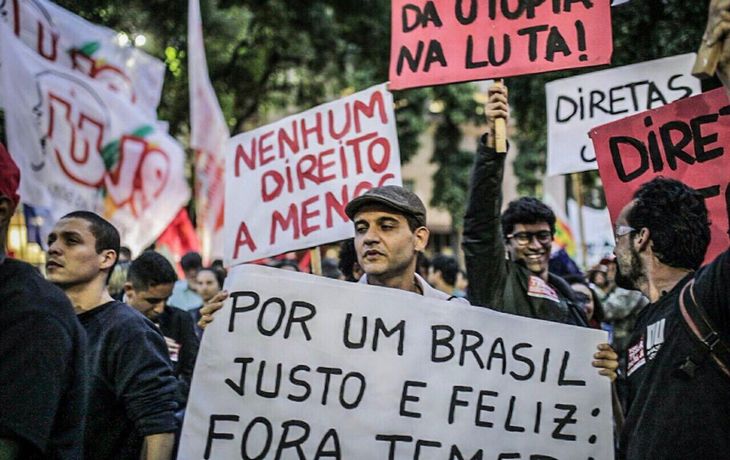 Manifestaciones en Brasil