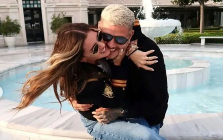 La polémica foto que Mauro Icardi eligió para saludar a su mamá y que podría enojar a la China Suárez