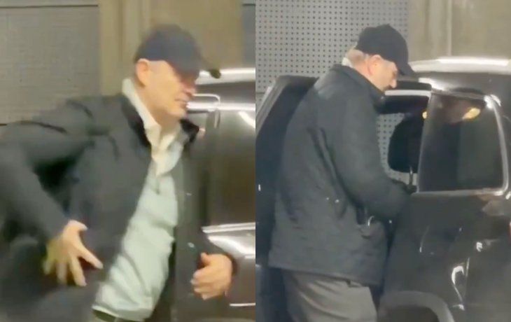 Federico Sturzenegger fue como infiltrado a ver a GImnasia ante River.