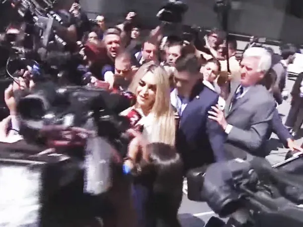 La llegada de Fátima Florez a la asunción de Milei: Estoy feliz