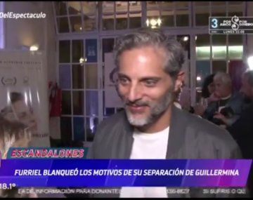 Furriel habló de los motivos de separación con Guillermina Valdés: Nos dimos cuenta...