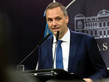 Vocero presidencial Manuel Adorni.