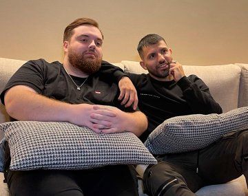 El Kun Agüero e Ibai Llanos