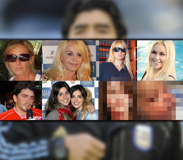 ¿Quién es quién en el clan Maradona?