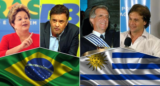 Uruguay y Brasil definen el próximo domingo su futuro en las urnas