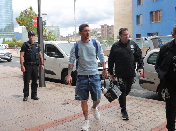 Messi ya está concentrado con la Selección en Bilbao