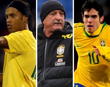 Scolari marginó a Ronaldinho y Kaka de la Copa Confederaciones
