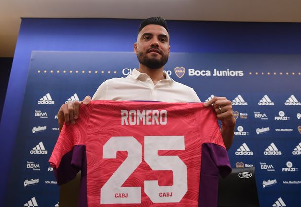 Boca presentó a Romero: Llego al club más grande del país