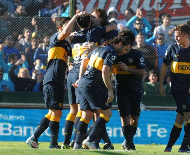 Boca le ganó de manera agónica a Unión