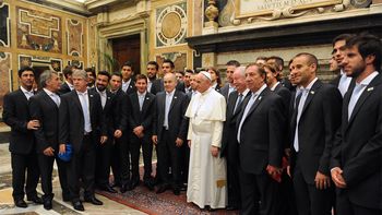 el papa a los jugadores: ustedes tienen una responsabilidad social el papa a los jugadores: ustedes tienen una responsabilidad social