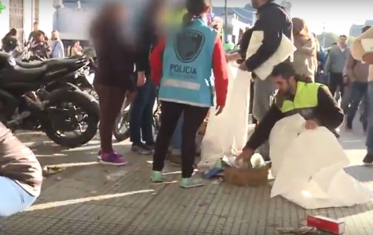 La Policía de la Ciudad desalojó a puesteros de la zona de Retiro