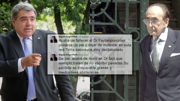 Furor en Twitter por el fallido homenaje de Pierri a Fayt.