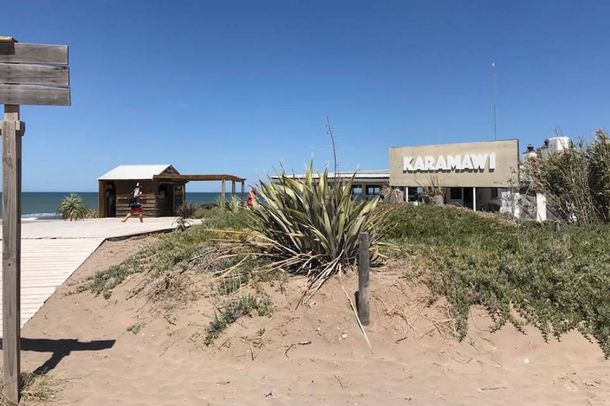 El accidente ocurrió a la altura del baneario Karamawi. Foto: Facebook. El accidente ocurrió a la altura del baneario Karamawi. Foto: Facebook.