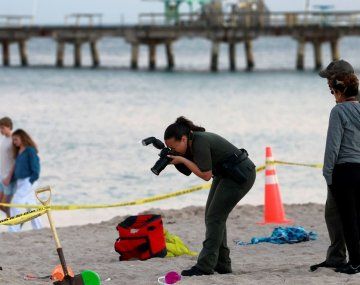 Miami: una nena de 5 años murió aplastada en un pozo de arena