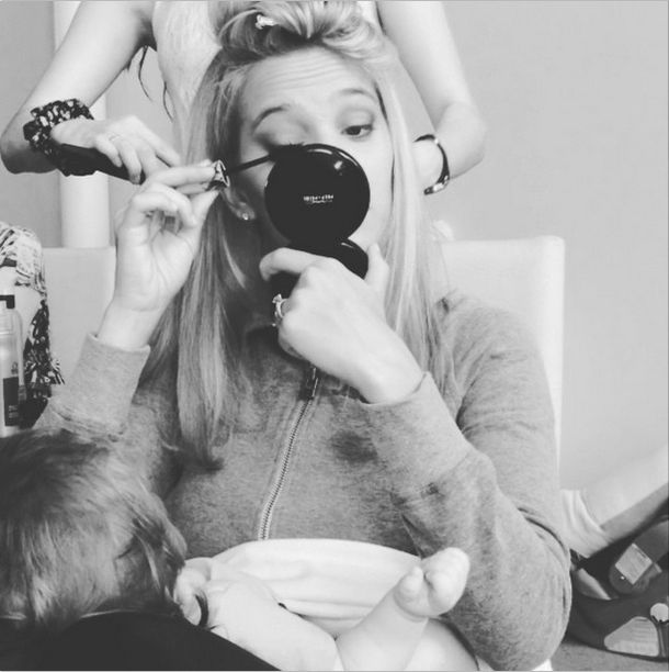 Luisana Lopilato lleva a su mini Bublé a todas partes