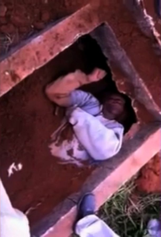 Rescatan en Brasil a un hombre que fue enterrado vivo